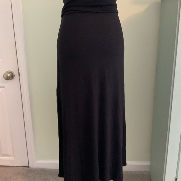 Burgundy Apparel - Solid Maxi Skirt - Picture 3 of 9